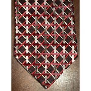 Setazone Red Black Gray Hand Made 100% Silk Men’s Neck Tie Made In China